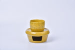 สี Bamboo โทนเขียวลายจุด เซรามิก ชุดฟองดู