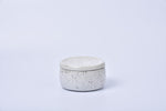 Rain blue speckled lidded ceramic tiffin bowl