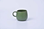 สี Bamboo โทนเขียวลายจุด ตกแต่งด้วยมือ เซรามิก แก้วมัค