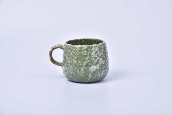 Sand white speckled hand-finished ceramic mug