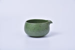 Rain blue speckled ceramic matcha bowl (chawan)