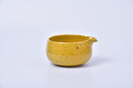 Bamboo green speckled ceramic matcha bowl (chawan)