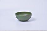 สี Bamboo โทนเขียวลายจุด เซรามิก salad bowl