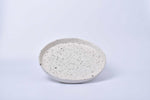 สี Sand โทนขาวลายจุด 11-inch เซรามิก จานอาหาร