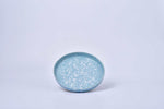 Rain blue speckled 7-inch ceramic dessert plate
