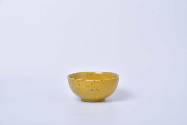 Sand white speckled ceramic snack bowl