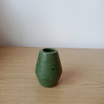 Bamboo green speckled ceramic matcha whisk holder