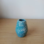 Sun yellow speckled ceramic matcha whisk holder